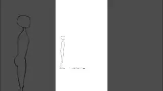 Body Mechanics 2d Animation Practice In #roughanimator On The Ipad #shorts