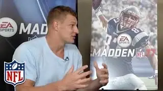 Rob Gronkowski Reveals 'Madden NFL 17' Alternate Cover Poses | NFL