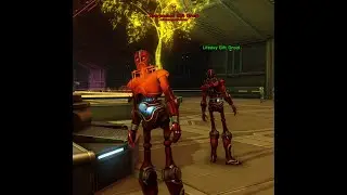 syfy88man Game Channel SWTOR  Fighting  Overheated Gift Droid,  Short Video