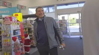 Coach Martinez's Goes Grocery Shopping