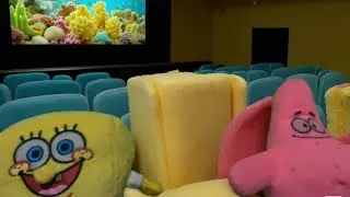 Spongebob and Patrick goes to the Movie theater to watch The Spongebob Movie Search for Squarepants