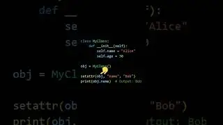 setattr in Python