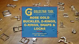 Product Showcase - Rose Gold Buckles, Rings, Snaps & Locks - Goldstartool.com - 800-868-4419