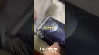 new beard trimmer with lights new in 2023 li.ion battrry digital display cutting test