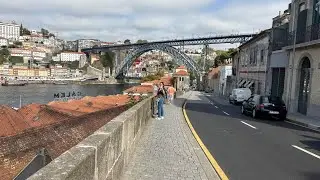 Porto, Portugal-Ponte Dom Luiz I-The vibe on Vila Nova de Gaia side of the Douro #portugal #Porto
