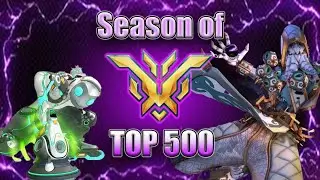 I reached TOP 500 in season 9 of Overwatch 2