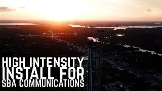 High Intensity Lighting Installation - Jacksonville, FL - SBA Communications