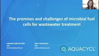 Aquacycl webinar recording: Promises and challenges of microbial fuel cells for wastewater treatment
