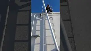 Motorola antenna -signal booster moved to roof.  #security #nasecurity #work  #chips #alarmcompany