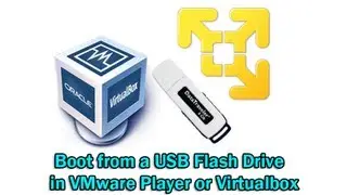 Boot from a USB Flash Drive in VMware Player or Virtualbox by Britec