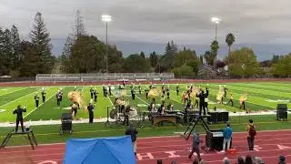 California High School Marching Band and Color Guard (Foothill Band Review 2021)