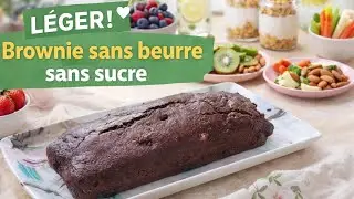 How to make a brownie without butter and without sugar