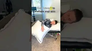 How To SLEEP with Shoulder Pain! #shorts