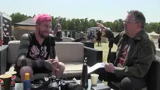 PunkRock Factory talking to Roland Gent for TotalRock at Download 2023