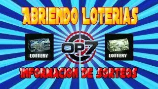 ★ Abriendo Loter&iacute;as De Platino + INFORMACI&Oacute;N DE SORTEOS CASH Y CUENTAS ANHELADAS - Op7 ★
