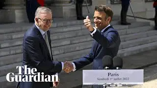 Australia and France seek 'new start' in relations as Albanese visits Macron