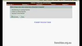 FCA Franchise Academy Online Course Video Tour - Assesment