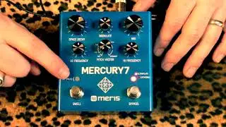 Meris MERCURY 7 Reverb of love and expanse demoed with Humbuckers