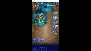 FFRK JP - Magicite Dungeon (Argent Odin Fire, Magic Damage Effective): Master Clear AUTO
