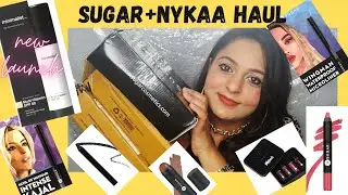 SUGAR products| NYKAA haul| Sugar cosmetics | MINIMALIST sunscreen| Makeupholic preets
