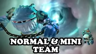 Skylanders Imaginators - Thumpback & Thumpling GAMEPLAY - NORMAL & MINI TEAM