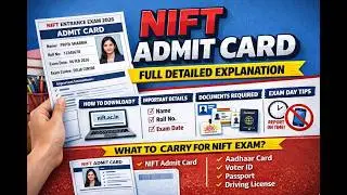 NIFT Admit Card &ndash; Full Detailed Explanation