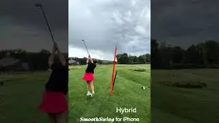 Driver (200-250 yds) and Hybrid (170-180 yds)