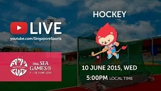 Hockey Men's Malaysia vs Myanmar (Day 5) | 28th SEA Games Singapore 2015