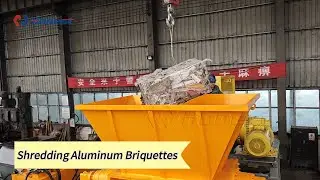 Hydraulic Shredder for Aluminum Briquette Processing丨Metal Shredder
