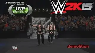 WWE 2K15 PC MOD: 2002 Survivor Series Arena  - Demolition vs Kane 02 Daniel Bryan