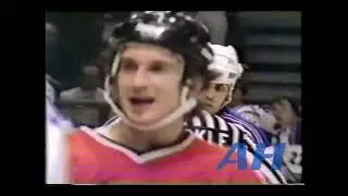 NHL Dec. 16, 1981 New York Rangers v Philadelphia Flyers (melee) Live + (HL) Tom Laidlaw v Greg Adam