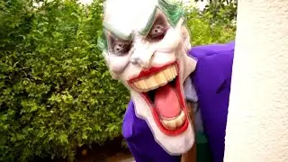 RECKLESS JOKER Crushes SpiderBaby Toys Under Car w Spiderman Hulk Barbie Power Wheels in Real Life