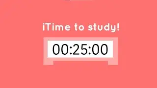 50-Minute Pomodoro Timer with Lofi Music ☕ | Study & Focus Session