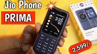 Jio Phone Prima 4G Unboxing ⚡⚡ YouTube WhatsApp Facebook Support !!