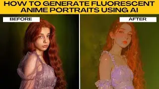 Turn Your Photo into a Fluorescent ANIME Style Portrait! (Using This AI Filter)
