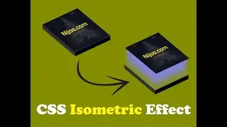 Pure CSS 3D Isometric Hover Effect (HTML & CSS Tutorial)