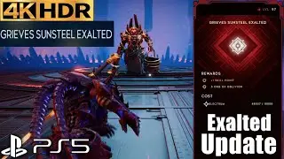 How To Get Skill Point Godfall Grieves Sunsteel Exalted |Godfall Grieves Sunsteel Exalted PS5 4K HDR