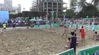 Beach Handball Vietnam women final 2014 period 1