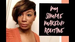 MY SIMPLE MAKEUP ROUTINE|NATURAL MAKEUP LOOK #MACNC45