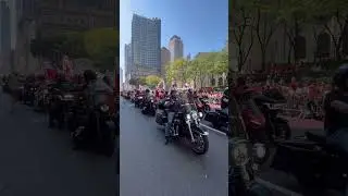 🇵🇱 Iron Slavs & Polska Hussaria na Piątej Alei! 🔥Polska moc, duma i ryk harlej&oacute;w 🇵🇱❤️🤍🇺🇸