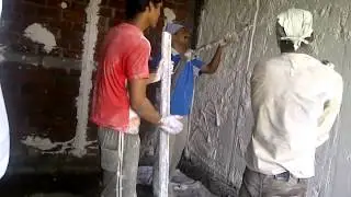 Walplast Gypsum Machine Plastering