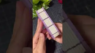 Purple bookmaking 💜🦄☂️💟 #purple #bookmaking #bookbinding #restock #handmadebook #craft #violet