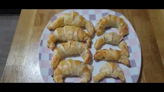 Croissant de nutella y mantequilla EN UNOS MINUTOS