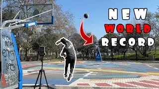 World's Longest Basketball Shot Blindfolded w Trickshotdav