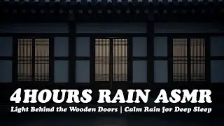 Light Behind the Wooden Doors | Calm Rain for Deep Sleep