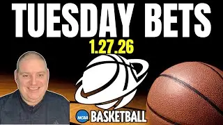 Tuesday NCAA Basketball Picks - 1/27/26 l Craig Trapp & Indian Cowboy NCAAB Picks & CBB Predictions
