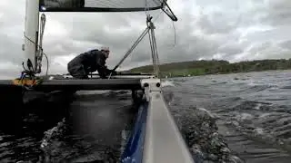 Nellie high wind gybe 140424