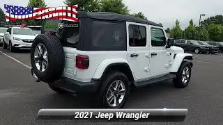 Certified 2021 Jeep Wrangler Unlimited Sahara, Sicklerville, NJ 74291