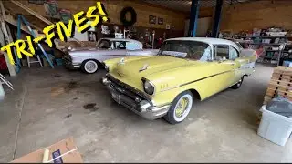 57 Nomad Project for a Subscriber! Shows off His Killer Tri-Five Collection!