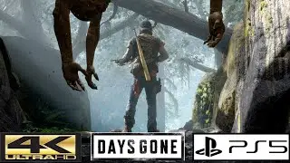 Days Gone PS5 4K Gameplay Bike Chase. (60 FPS)